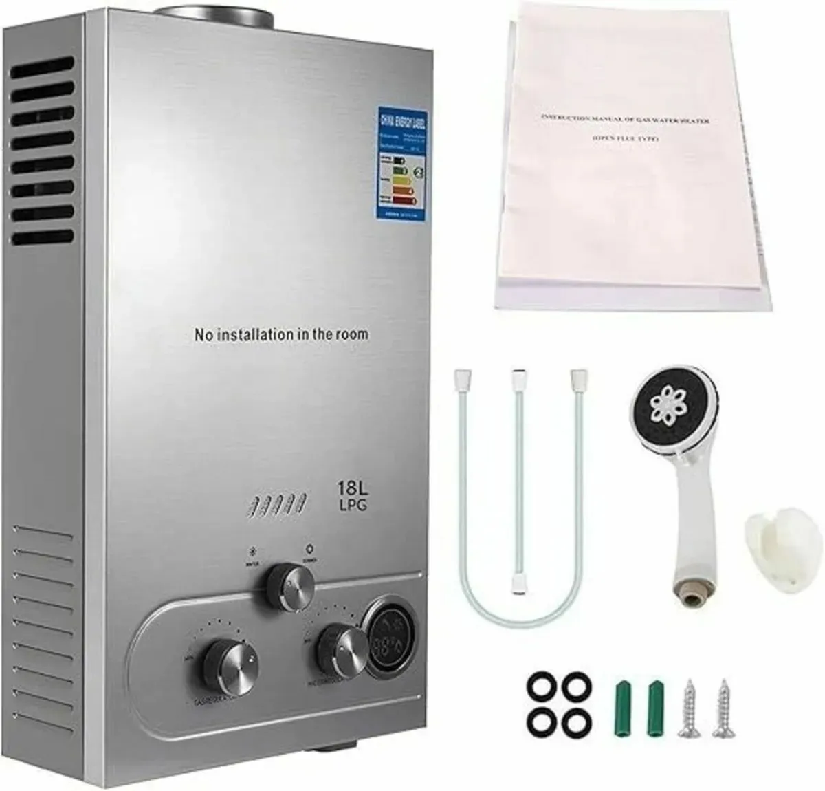 18L Gas Water Heater for Campervan Caravan Use - Image 2