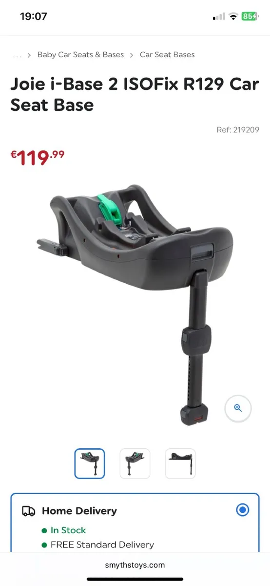 Joie Car Seat and ISOfix - Image 3