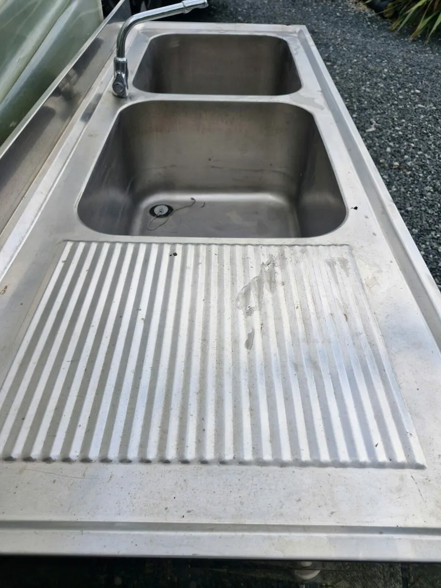 Double stainless steel sink - Image 2