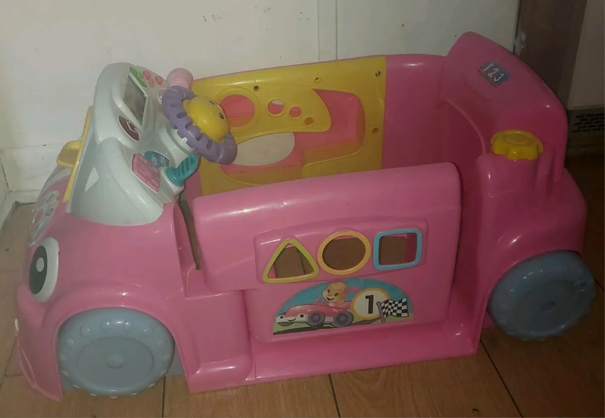 Fisher price laugh run and learn crawl around car - Image 4