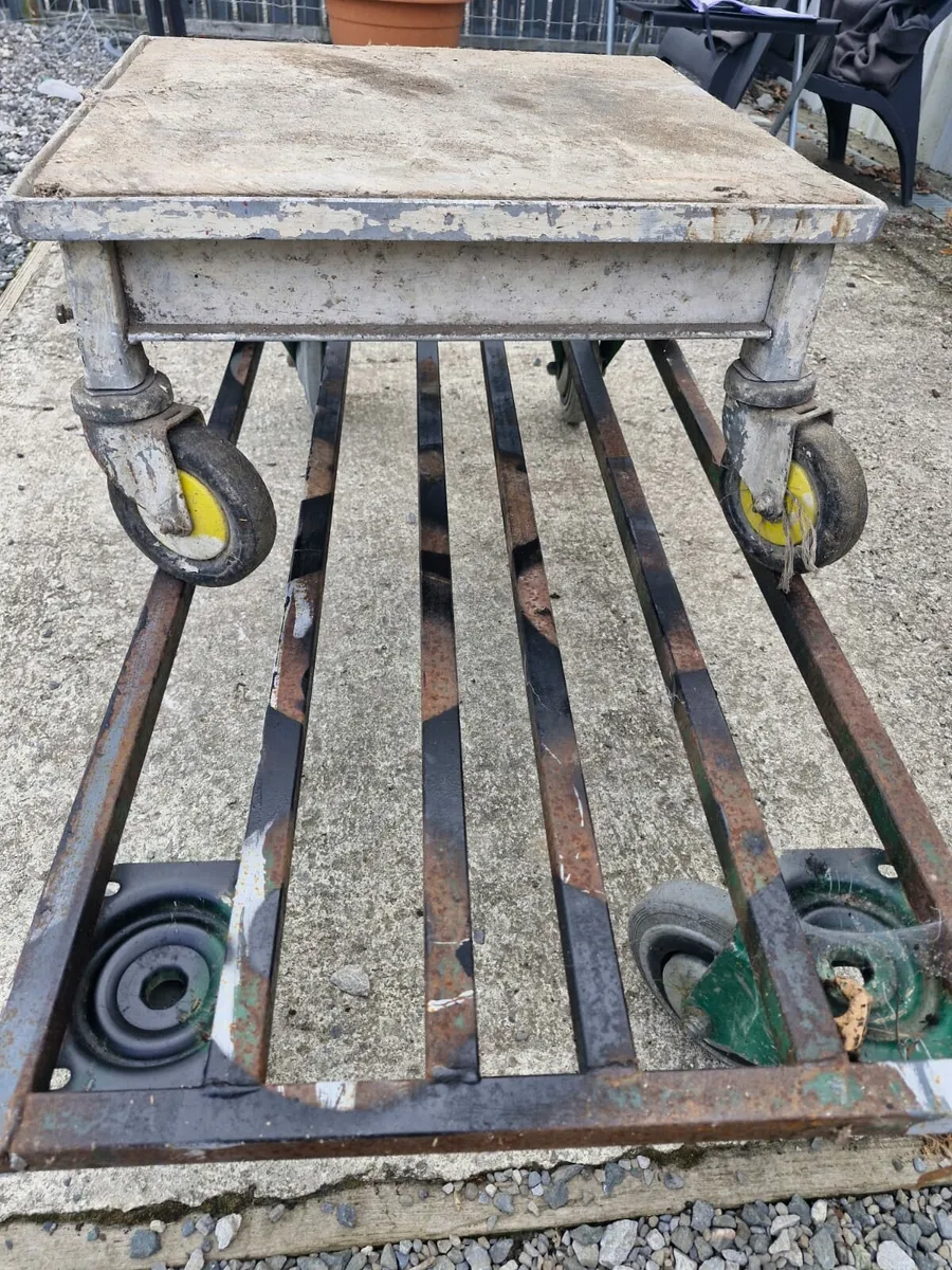 Heavy duty steel trolleys - Image 1