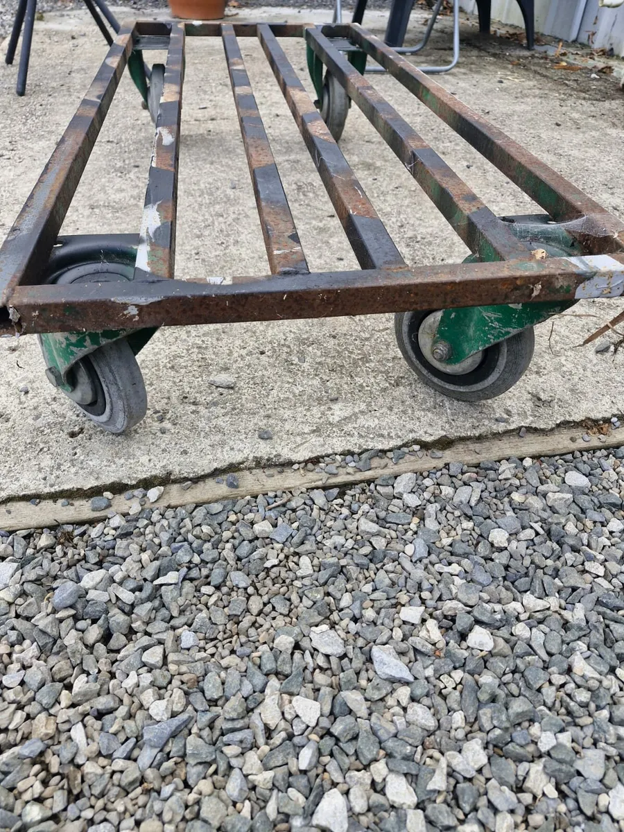 Heavy duty steel trolleys - Image 3