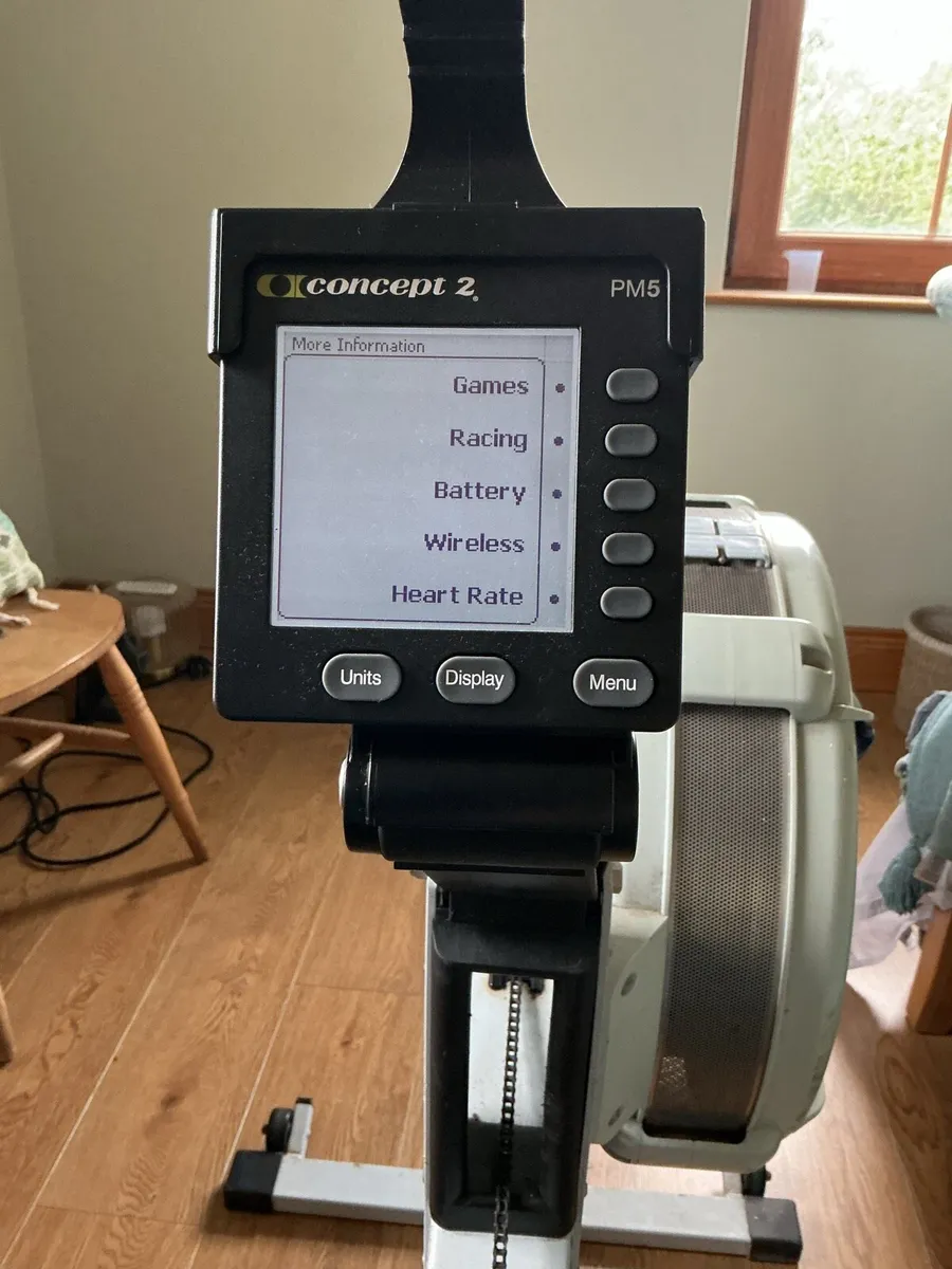 Concept 2 model D rower with PM5 Monitor - Image 3