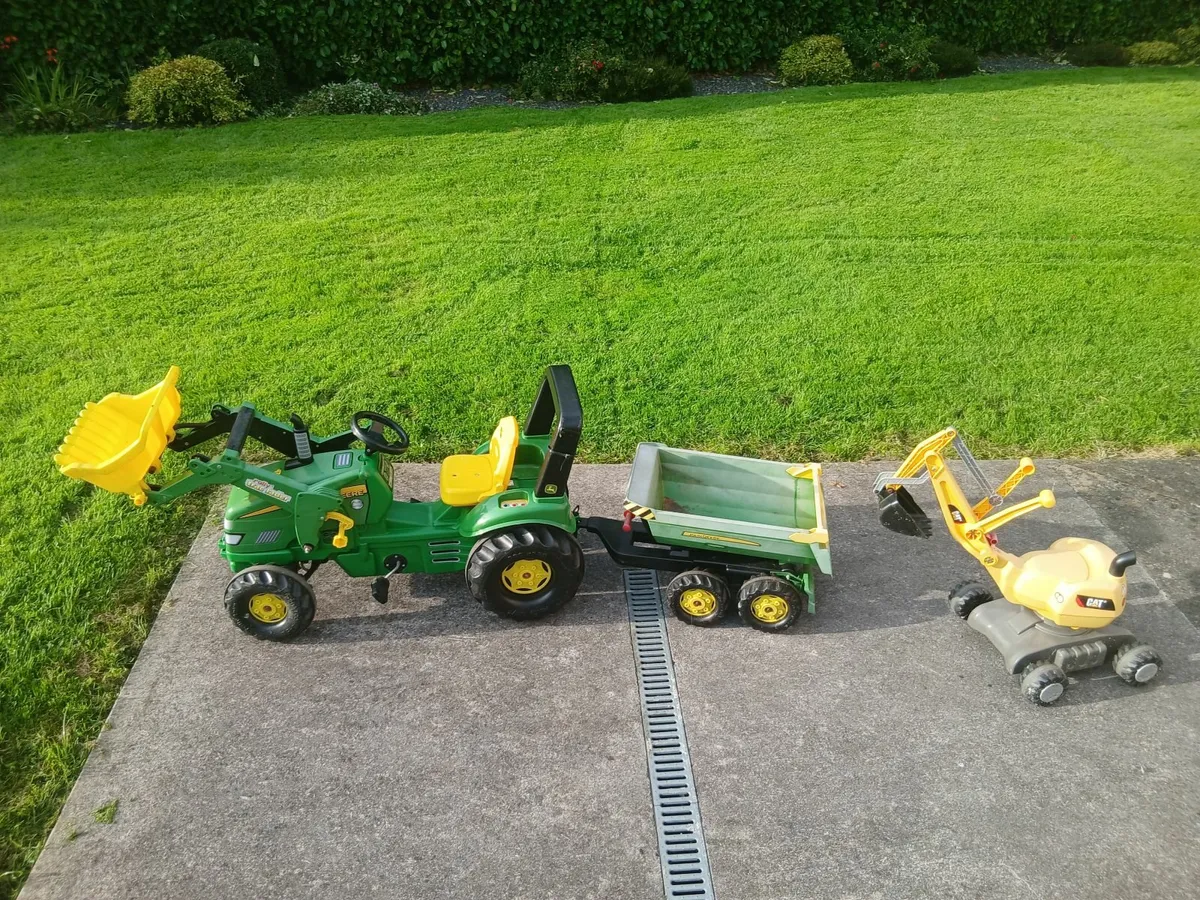 Rolly tractor and digger - Image 1
