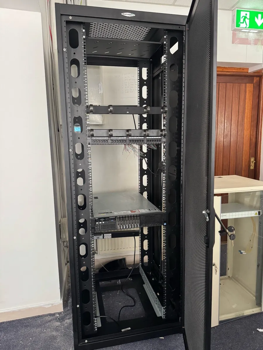 2 x Server Racks (used) - 1x42 unit & 1x29 unit - Image 2