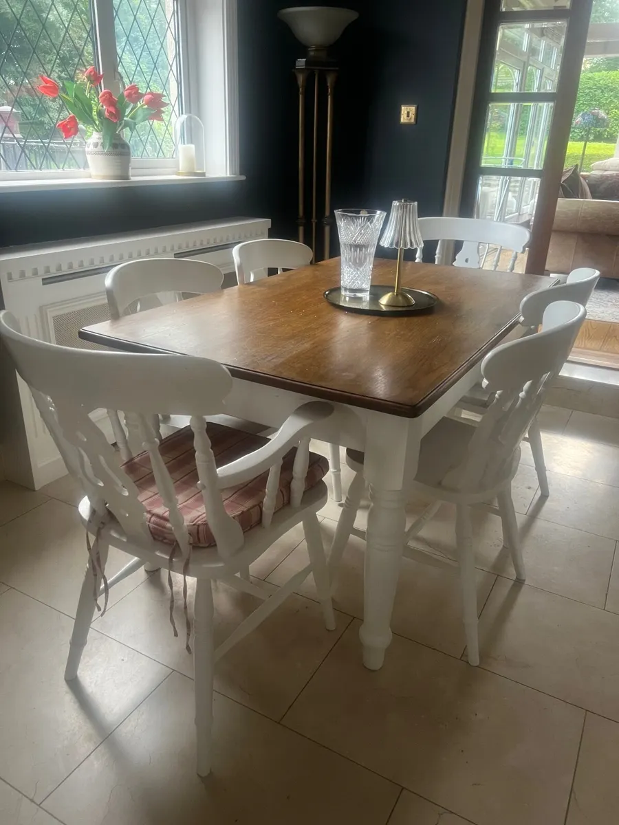 Kitchen Table & 6 Chairs - Image 2