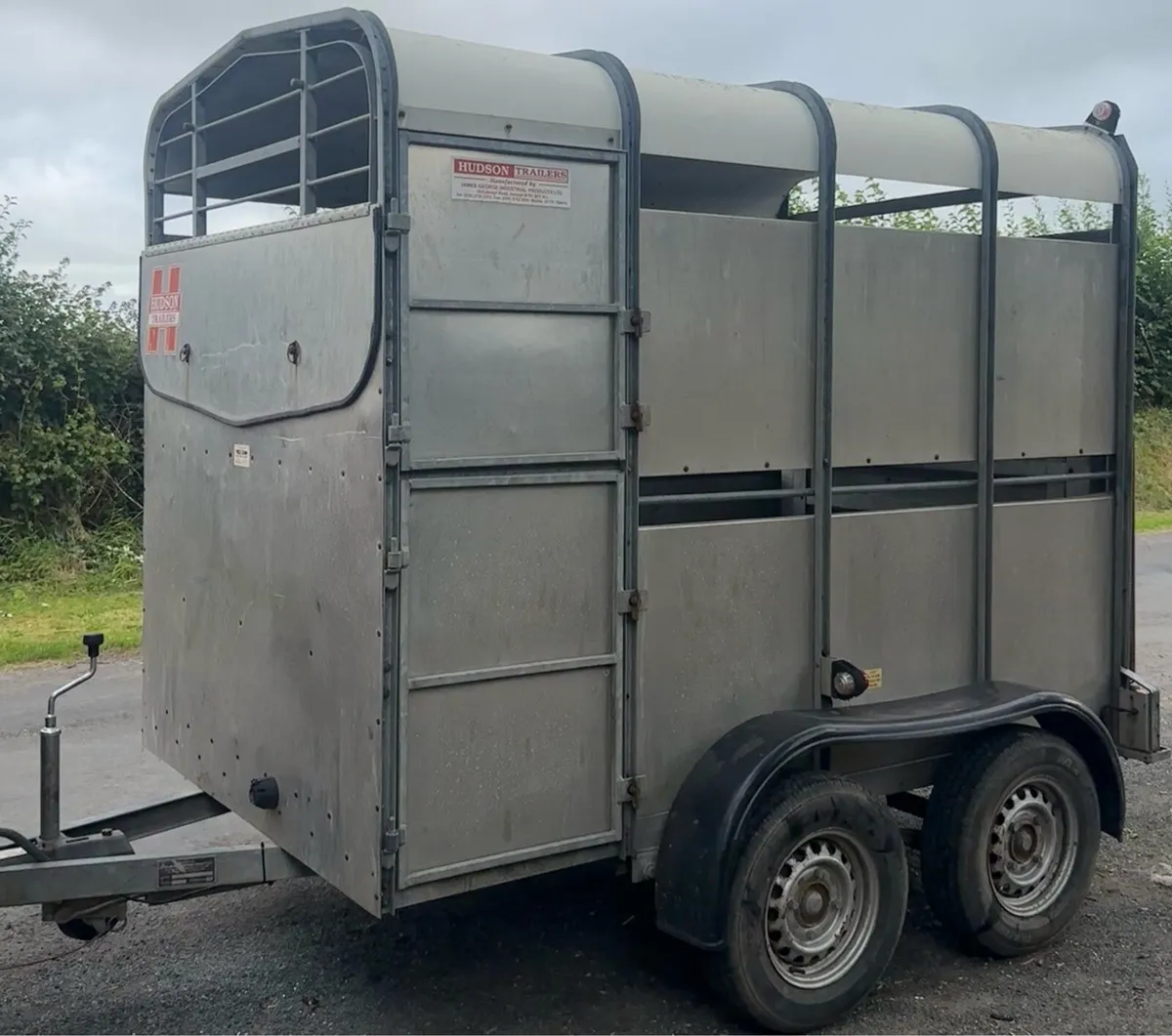8 x 5 Hudson Cattle Trailer - Image 1