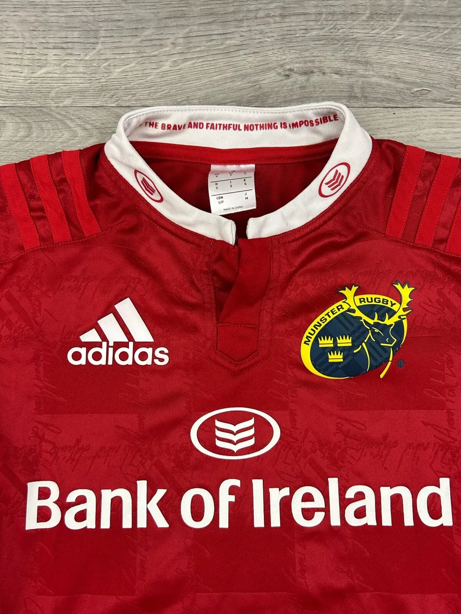 Adidas Munster Rugby Jersey Shirt Mens Small - Image 3