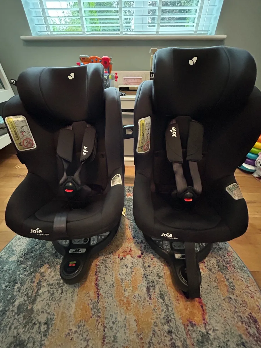 2xJoie I spin 360 Car Seats(Will Sell Separately ) - Image 1
