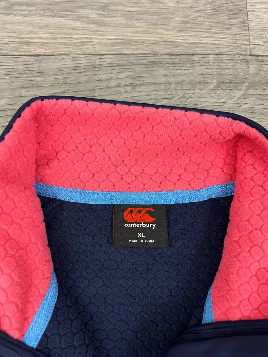 Canterbury Ireland Rugby Half Zip Fleece Jumper XL - Image 4