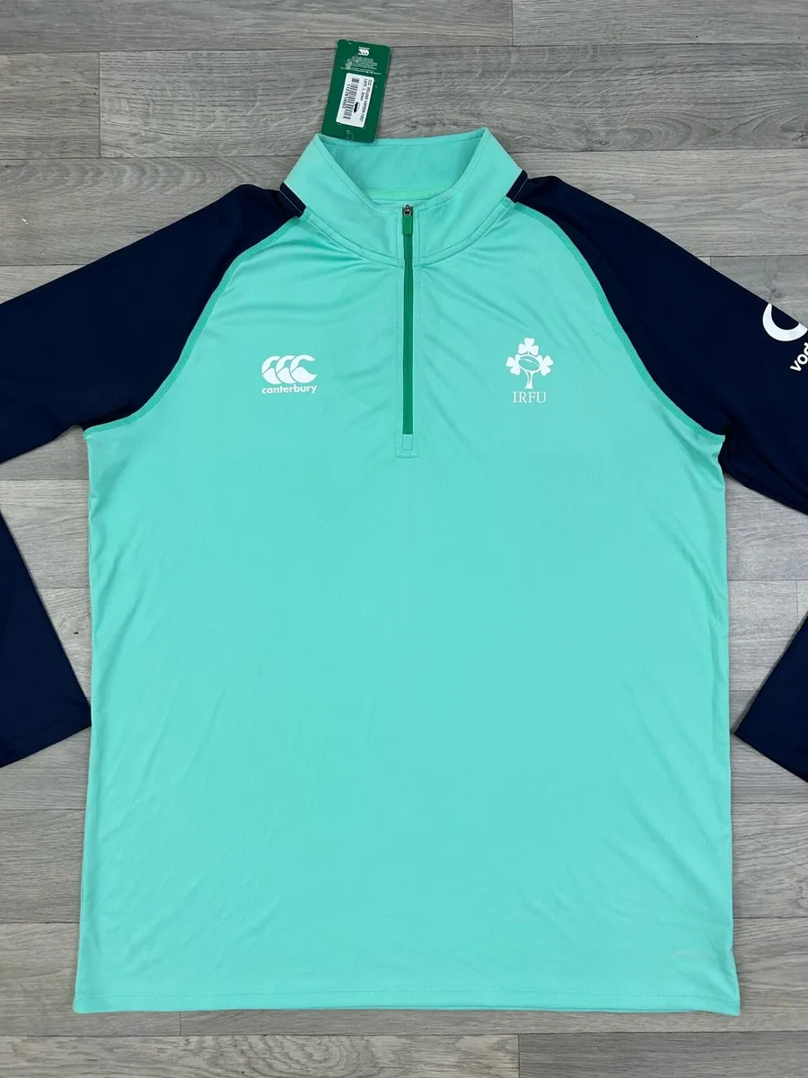 Canterbury Ireland Half Zip Base Layer Top Mens L - Image 2