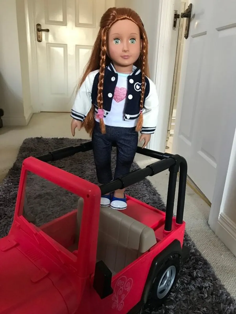 Our Generation Doll and Jeep - Image 4