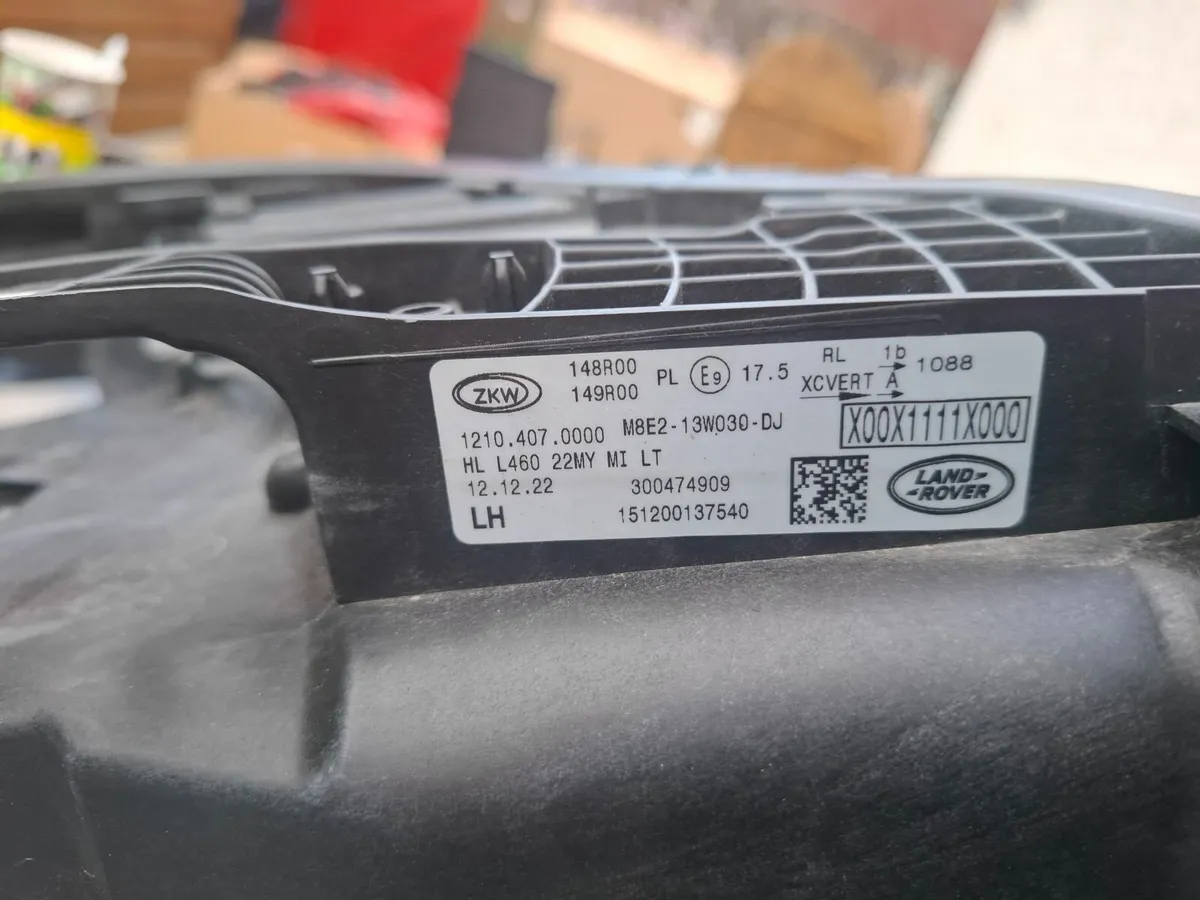 Range rover headlight