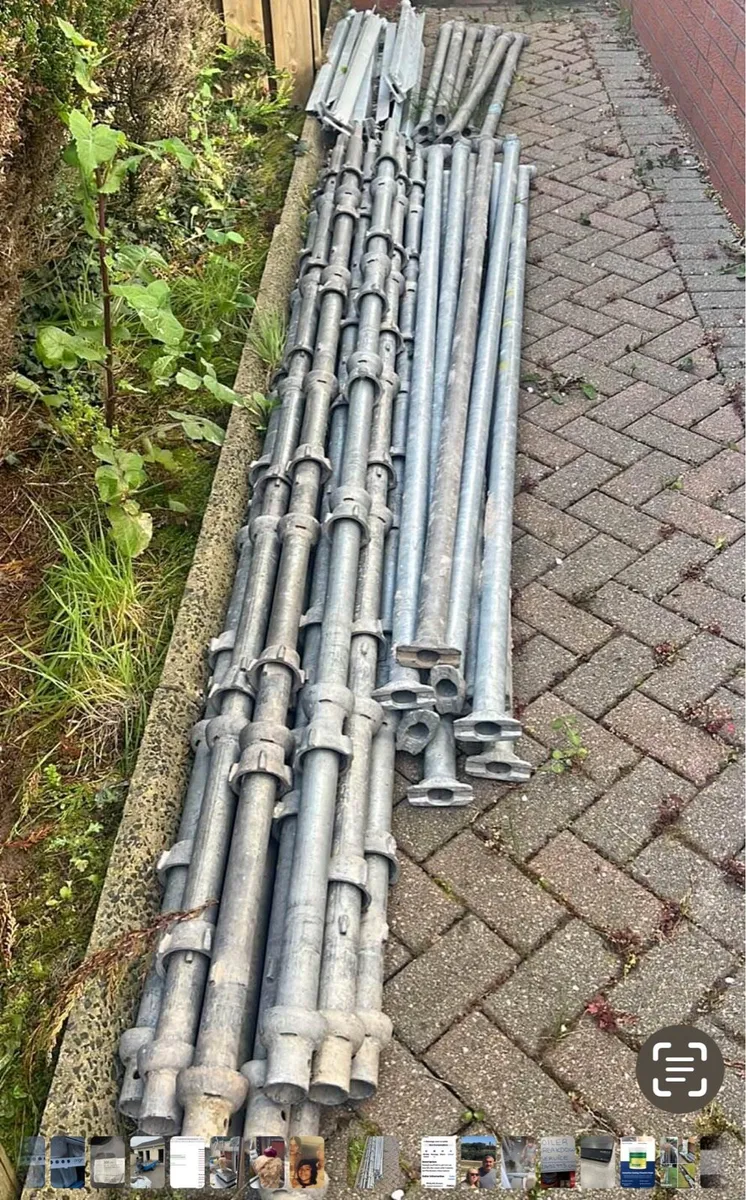 Galvanised Scaffolding - Image 1