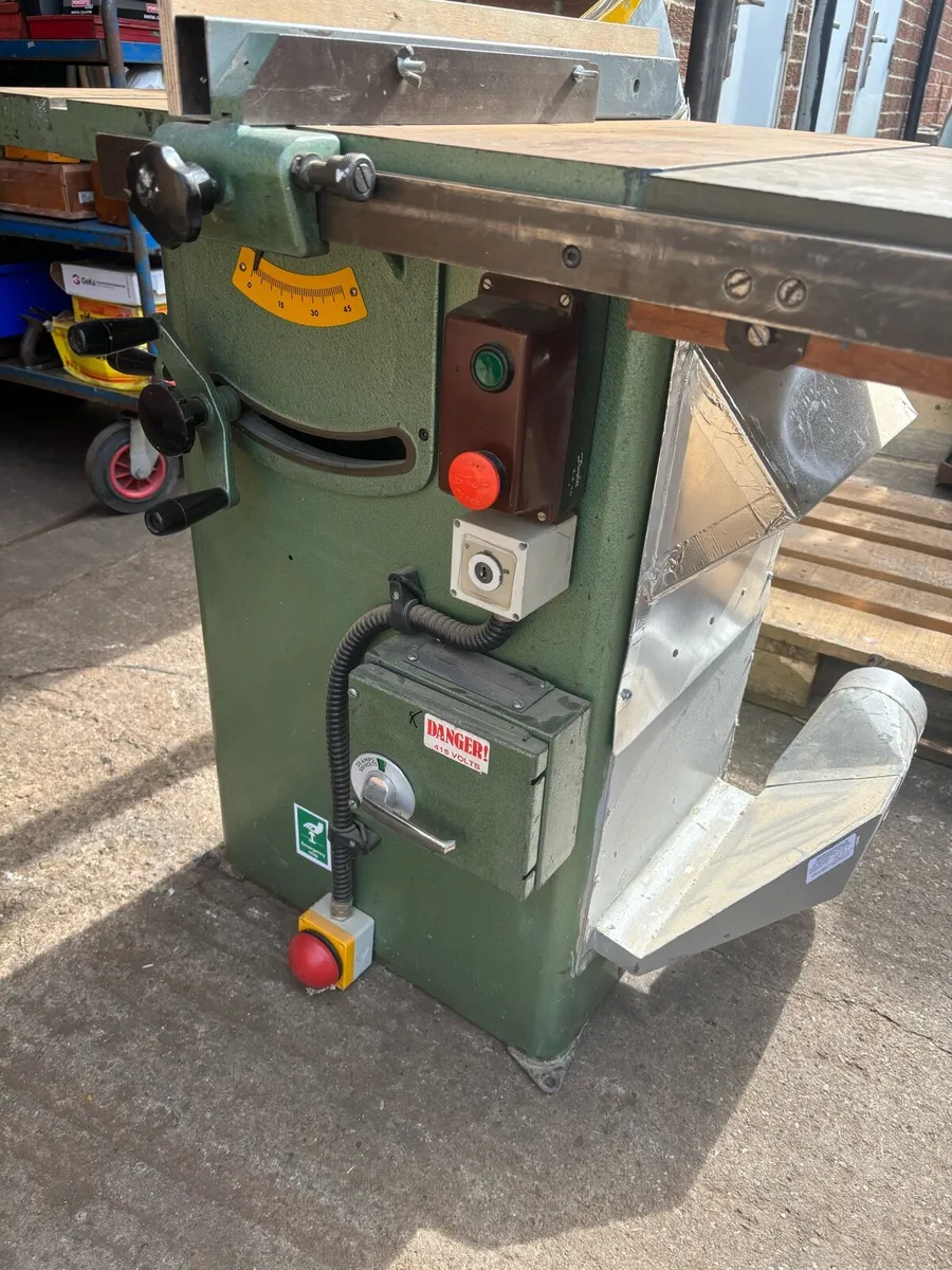 Startrite table saw tilt 3 phase cast bed - Image 1