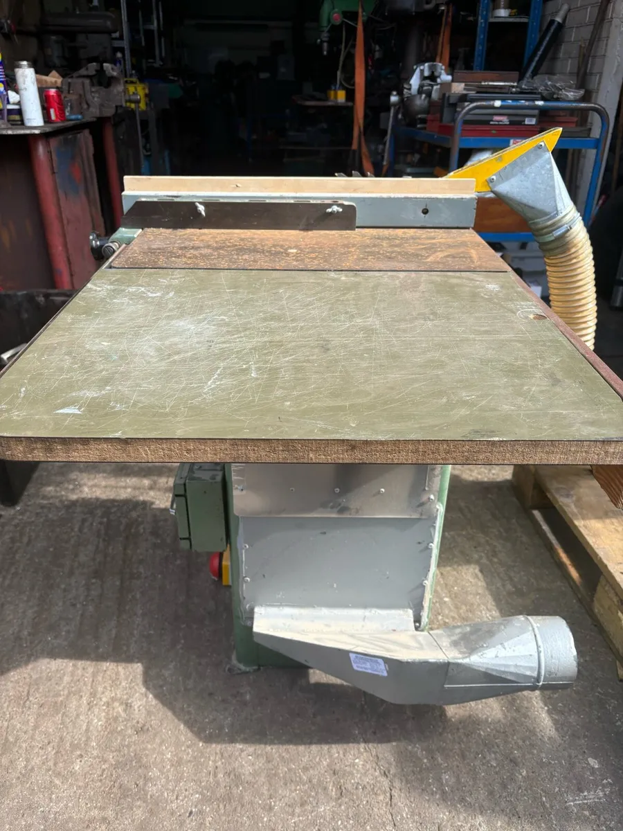 Startrite table saw tilt 3 phase cast bed - Image 4