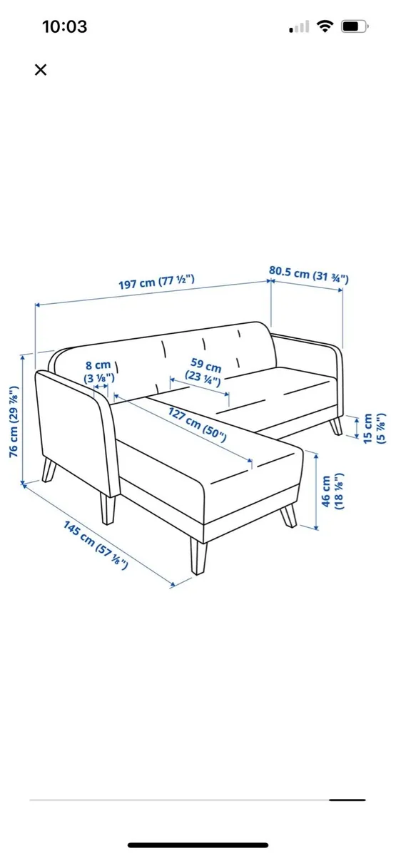 3 Seater Sofa - Image 3