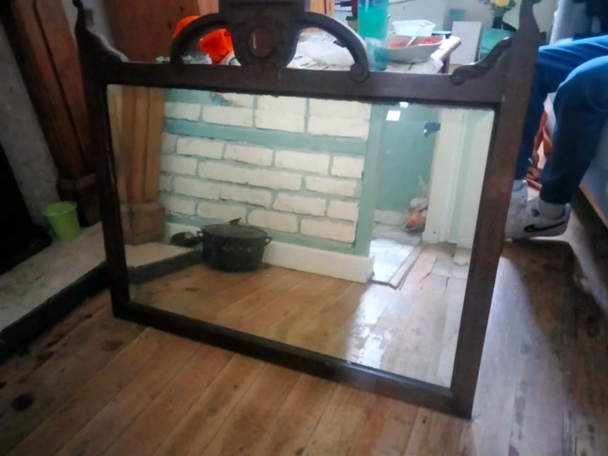 Old beval Mirror - Image 1