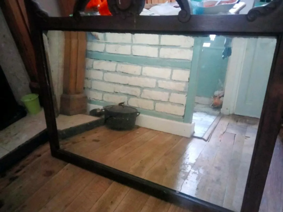 Old beval Mirror - Image 2