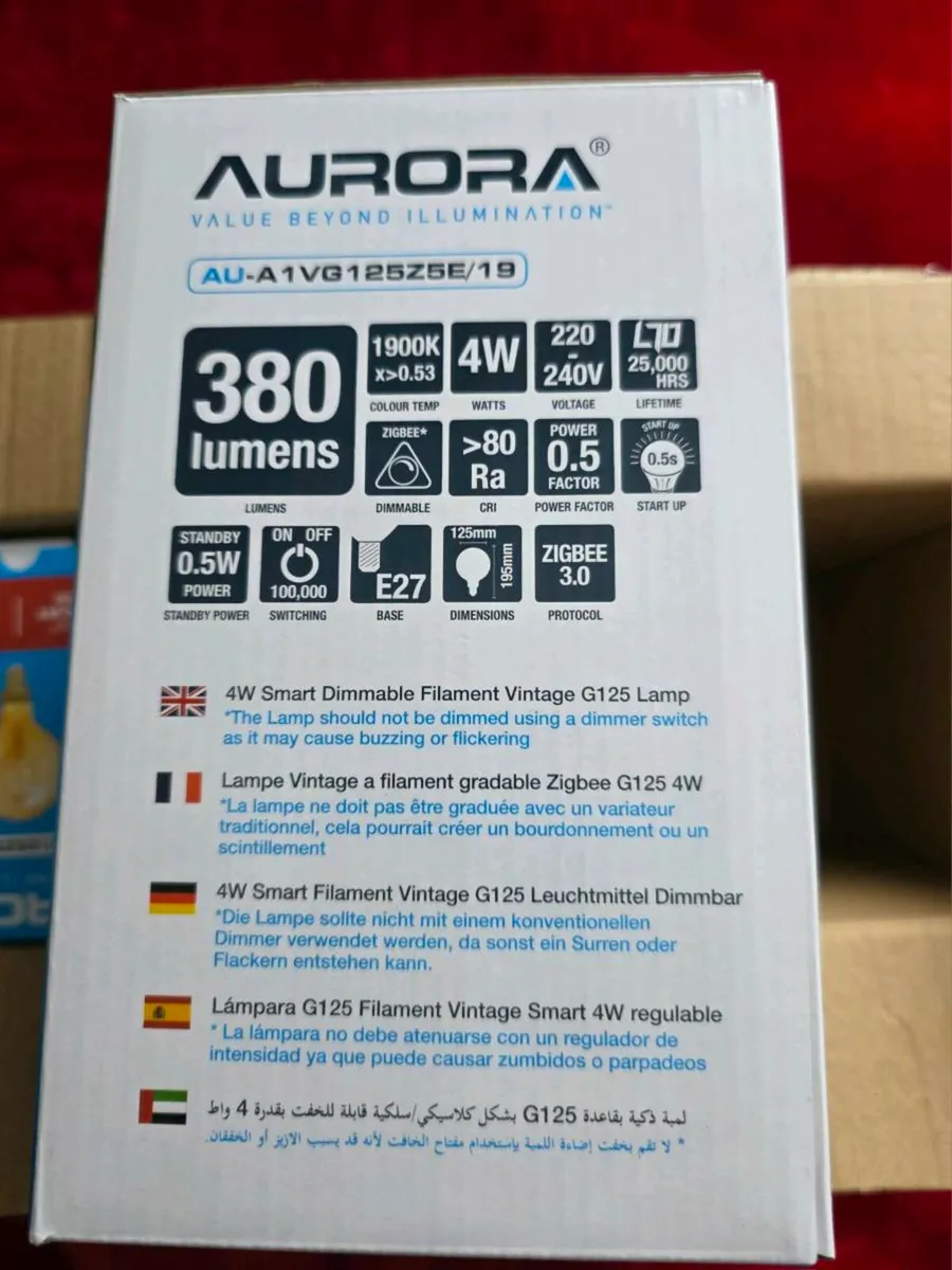 5 Home Aurora AOne Smart Lightin bulb lamp - Image 2