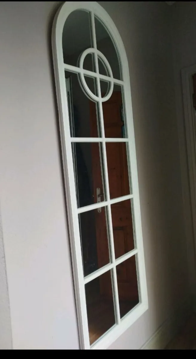 Large white mirror - Image 1