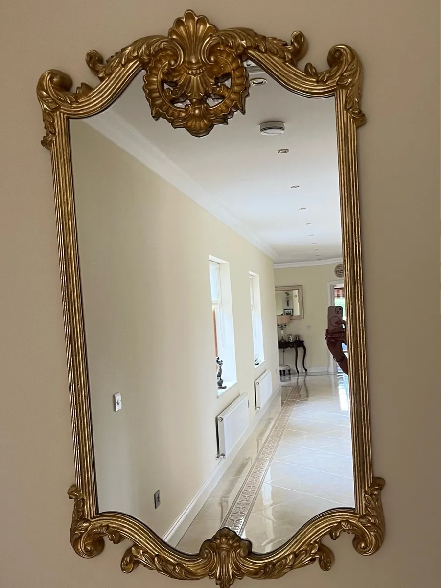 Large Beautiful Ornate Mirror - Image 1