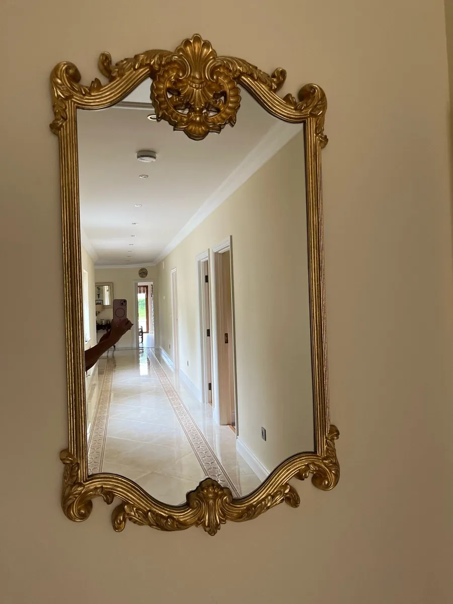 Large Beautiful Ornate Mirror - Image 2