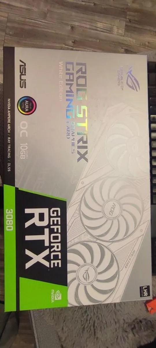 White Asus Rog Strix Geforce Rtx 3080 Gaming Oc 10gb - Image 2