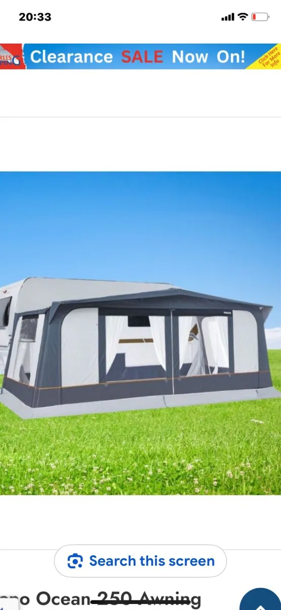 Caravan awning - Image 1