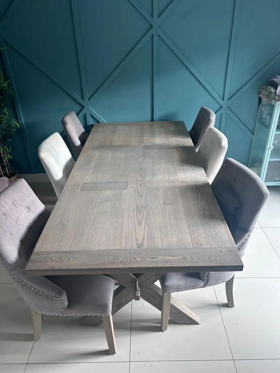 dining table and 6 chairs - Image 1