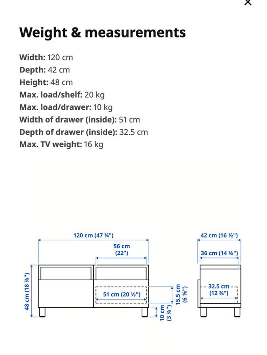 Ikea Tv Cabinet - Image 2