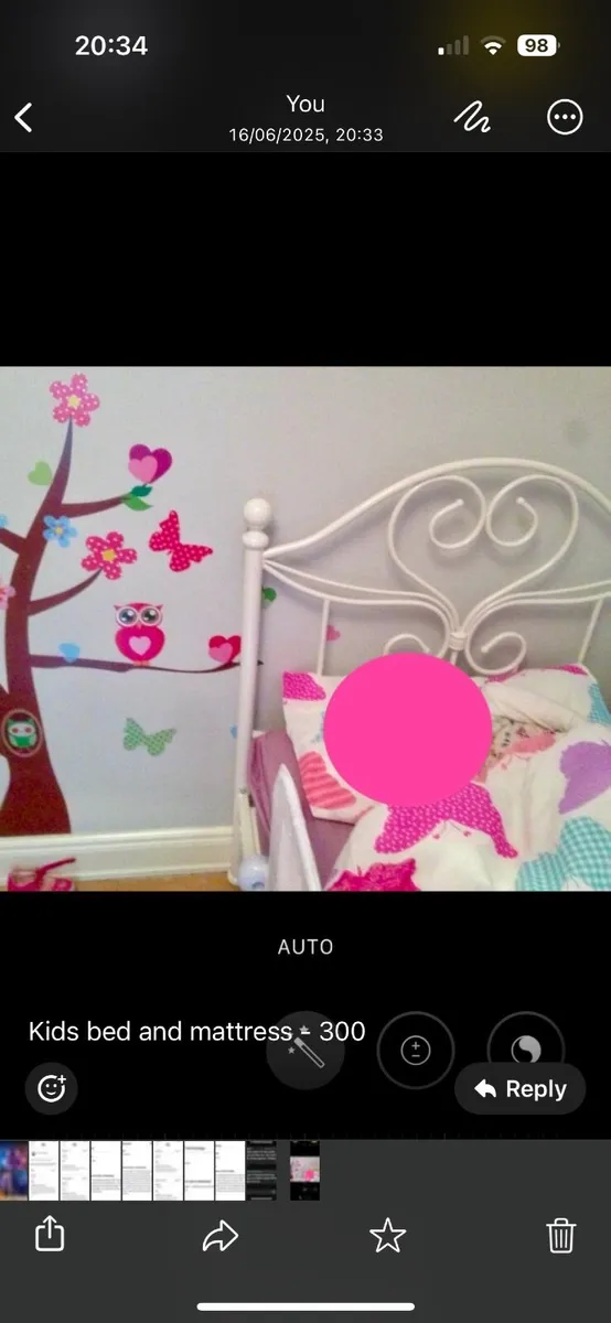 metal frame girls single bed