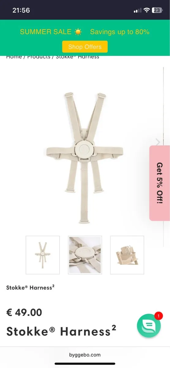Stokke Harness,  5 point harness - Image 3