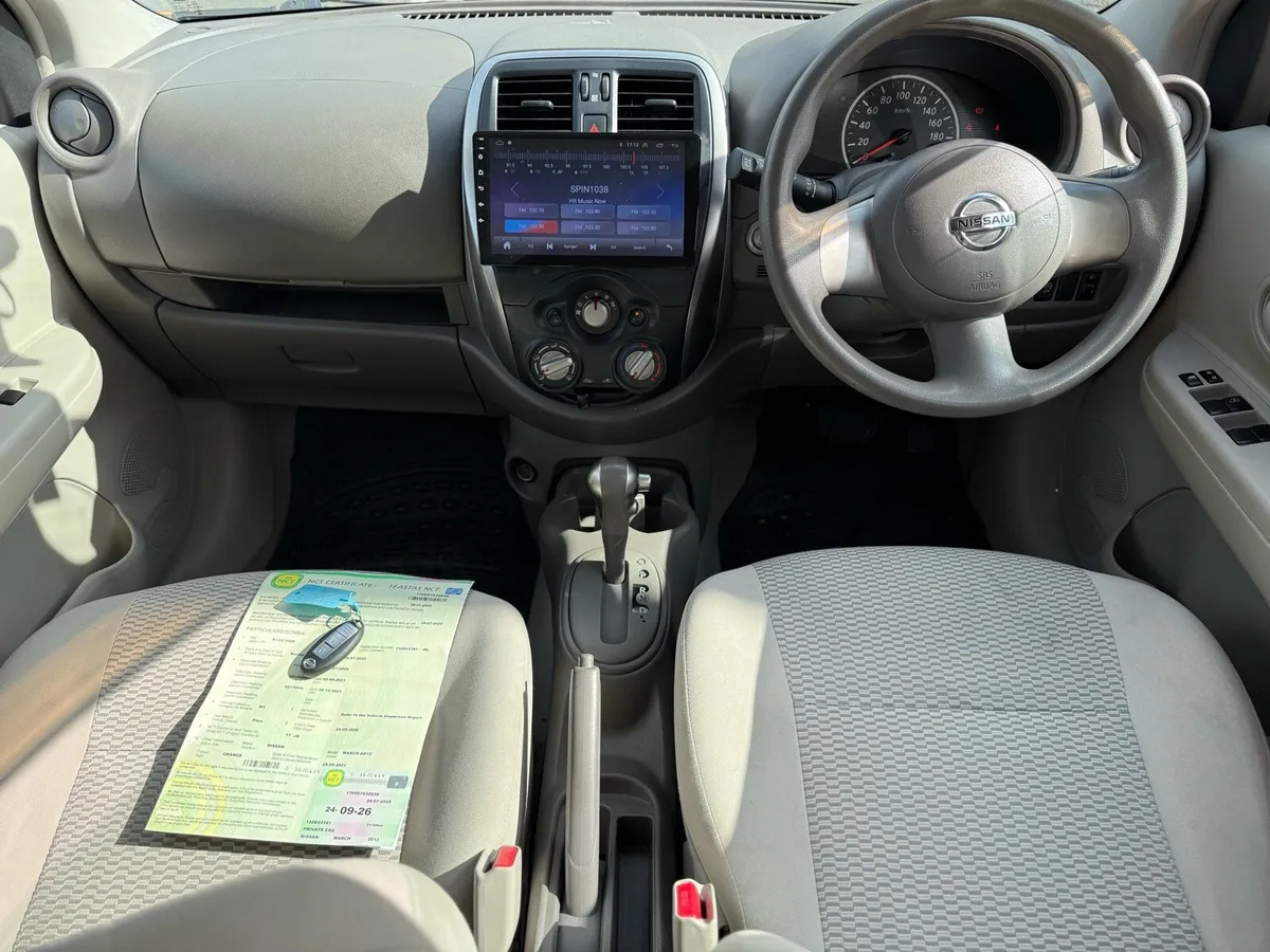 132 Nissan March Auto 1.2 Petrol Low Mileage & NCT - Image 4