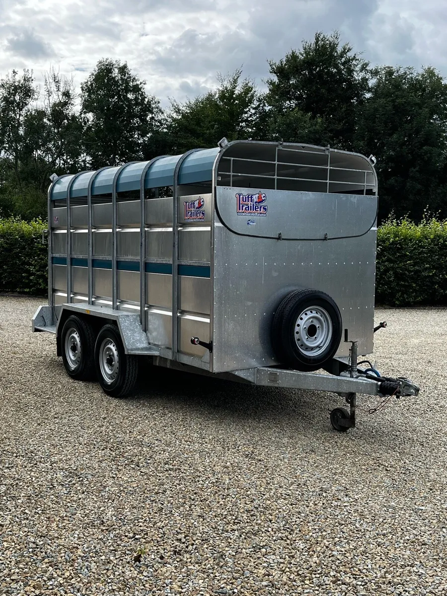 Tuff Mac 12x6 Livestock Trailer AS NEW - Image 1