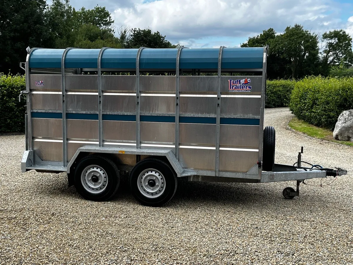 Tuff Mac 12x6 Livestock Trailer AS NEW - Image 2