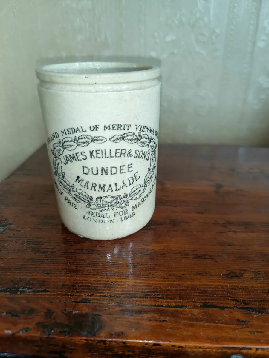 Vintage 19th Century Dundee Marmalade Pot - Image 1