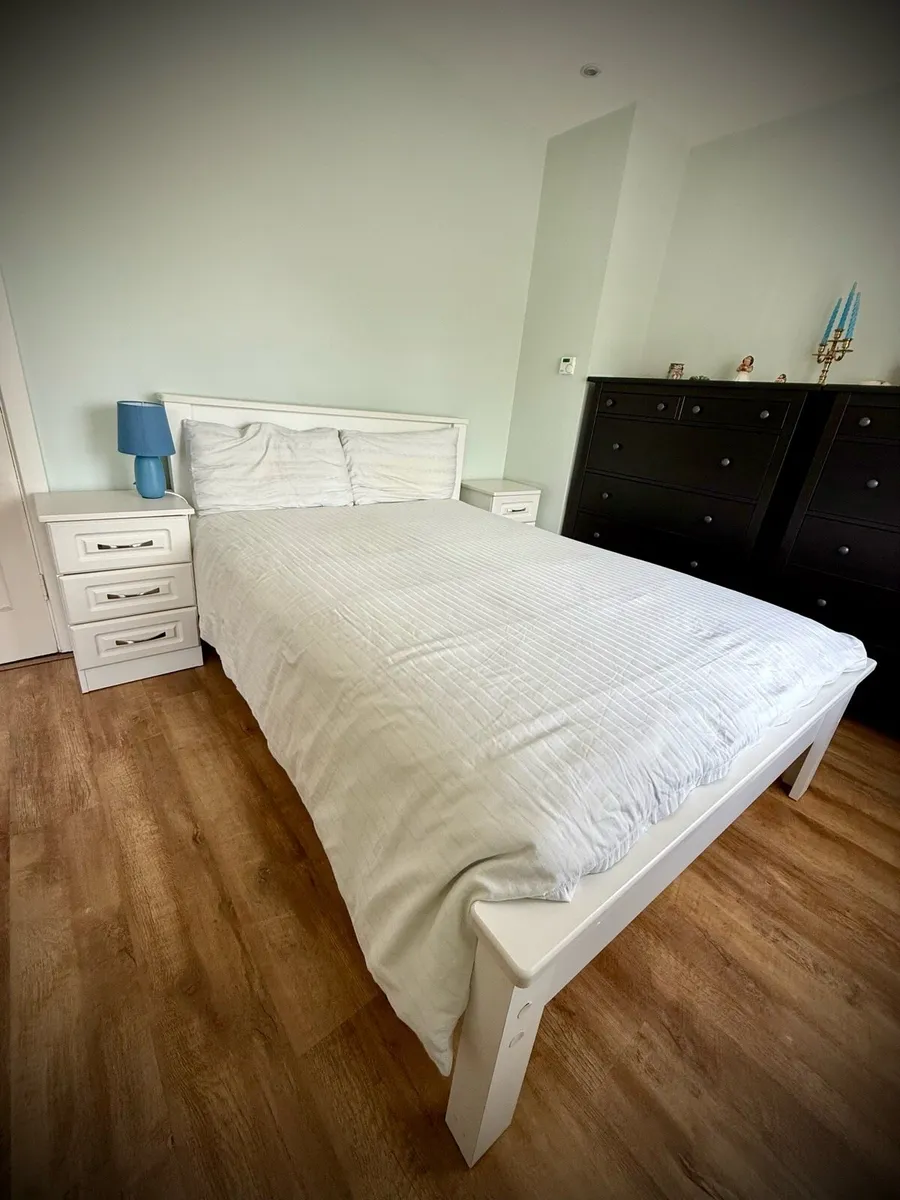 Bed and Bedside Tables - Image 1