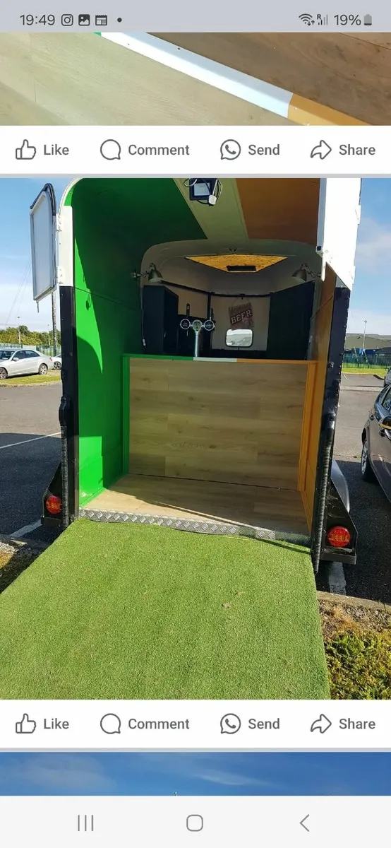 Horse box mobile bar for events , catering - Image 1