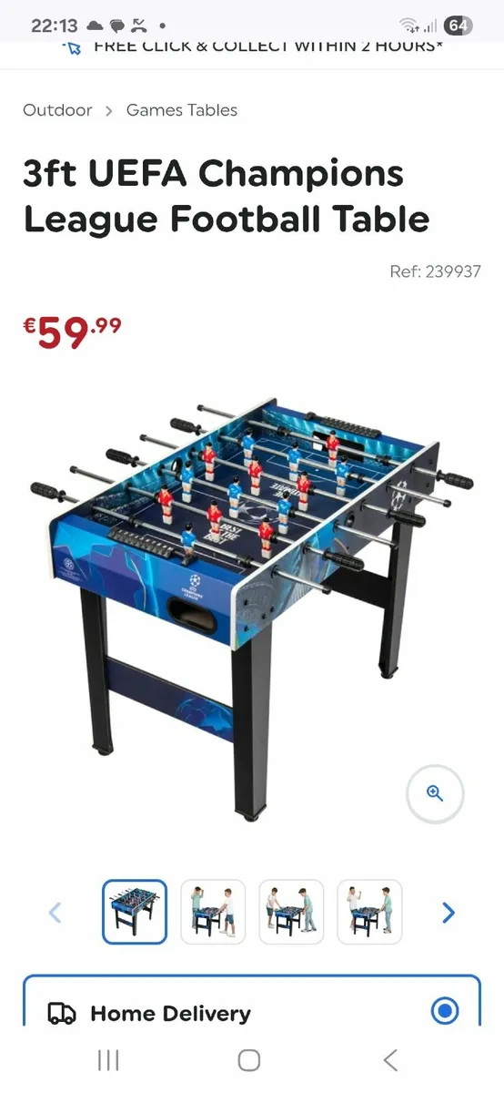 Kids football table