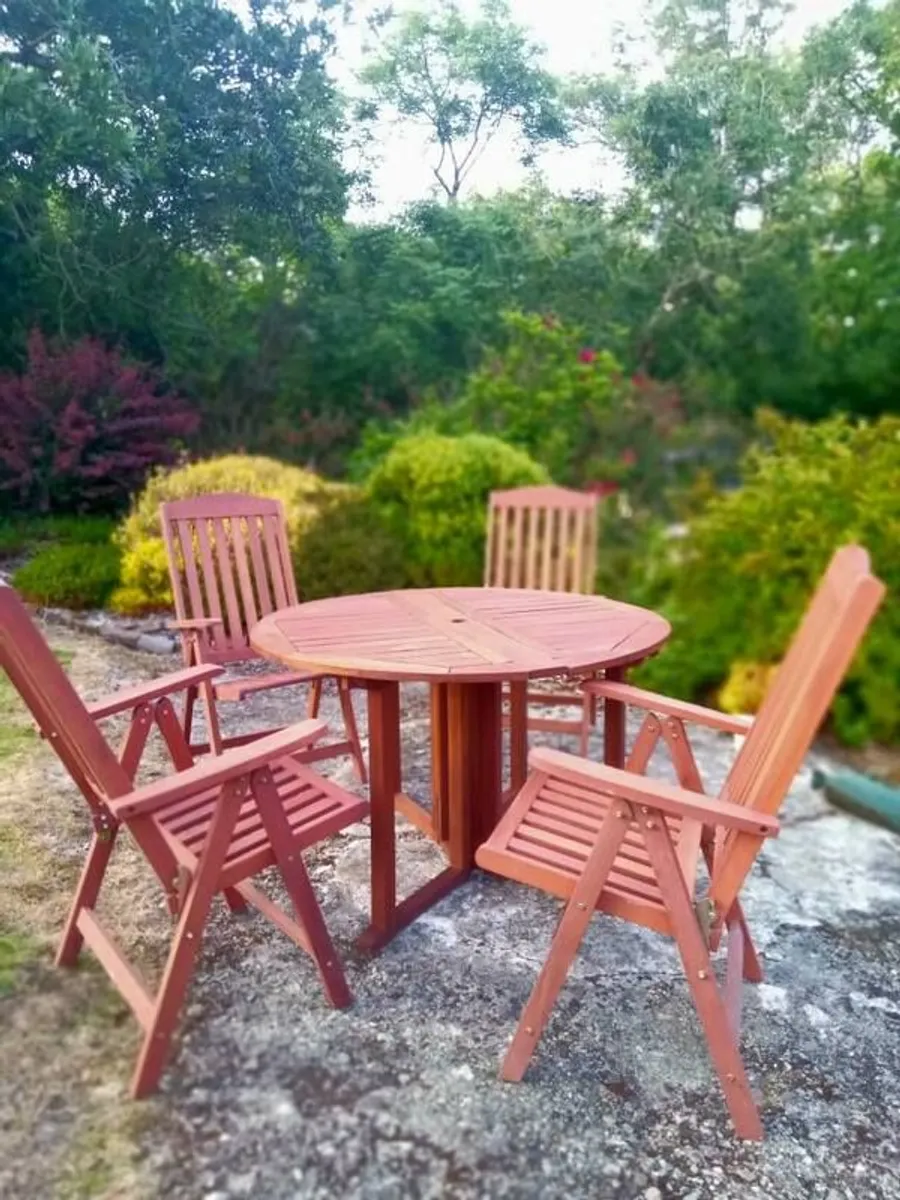 Teak Patio Set - Image 2