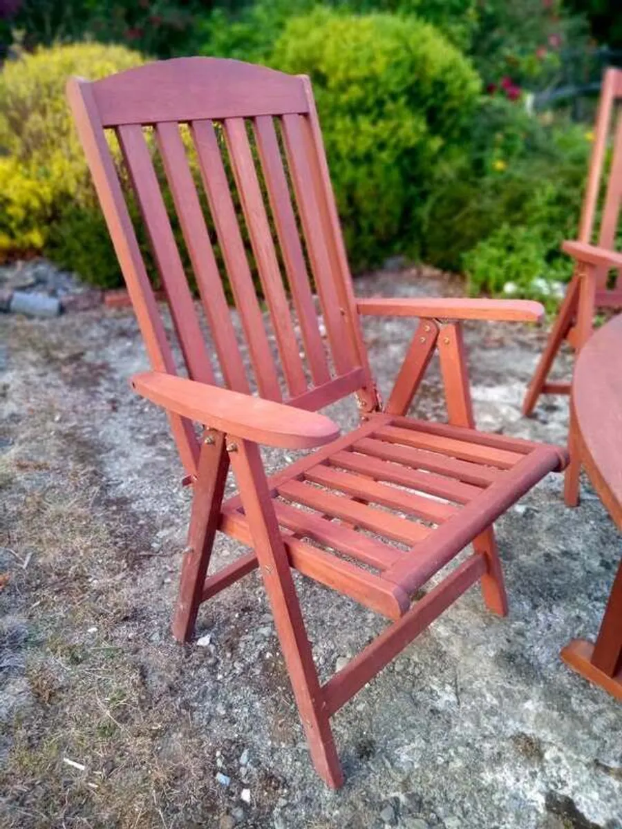 Teak Patio Set - Image 3
