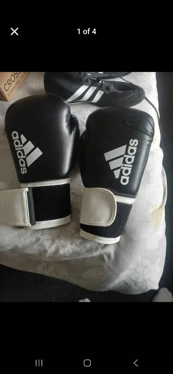 Boxing gloves and boots - Image 1