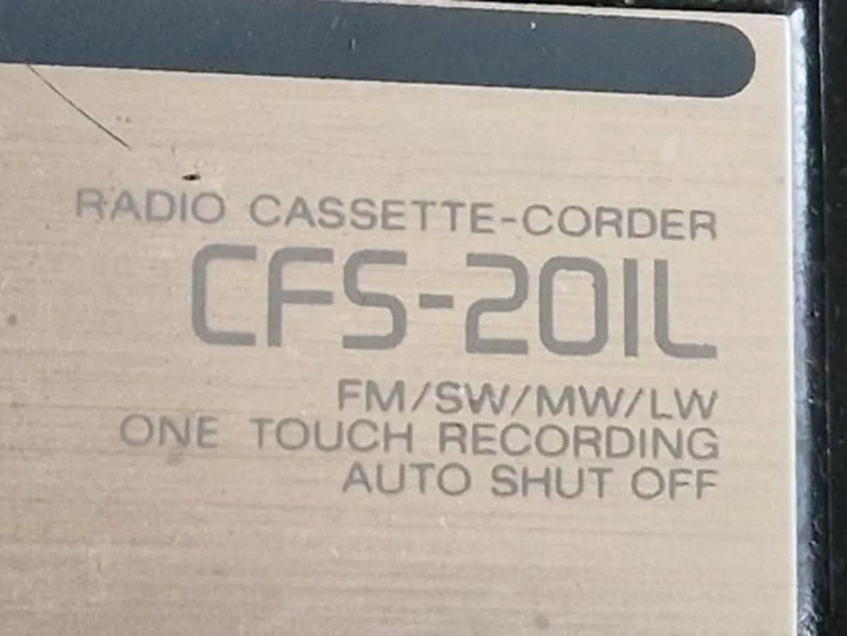 Sony Portable Radio Cassette Recorder CFS-201L - Image 4