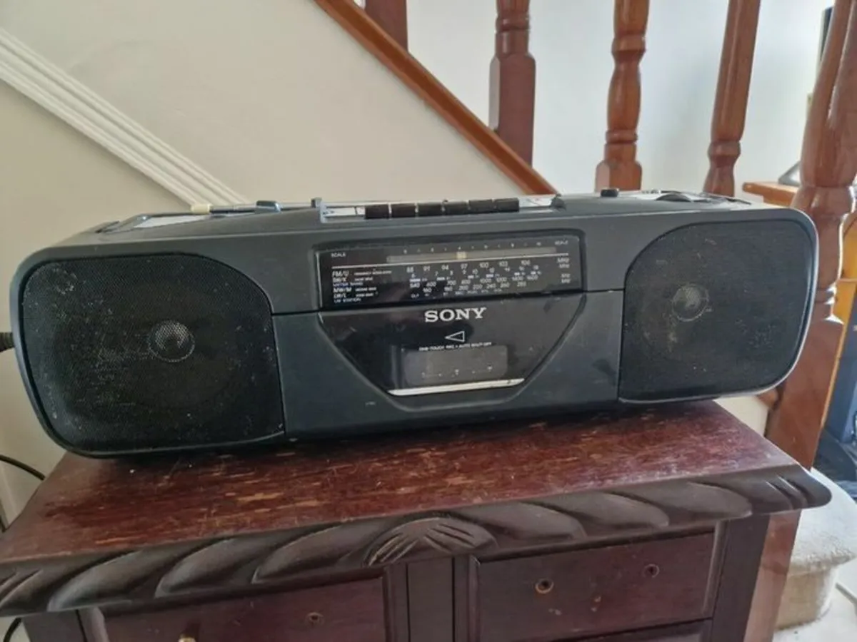 Sony Portable Radio Cassette Recorder CFS-201L - Image 1