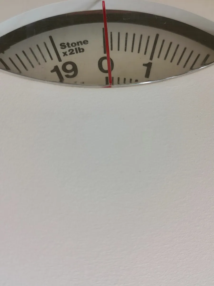ASNEW: Hanson Mechanical Bathroom Scale Magnified - Image 1