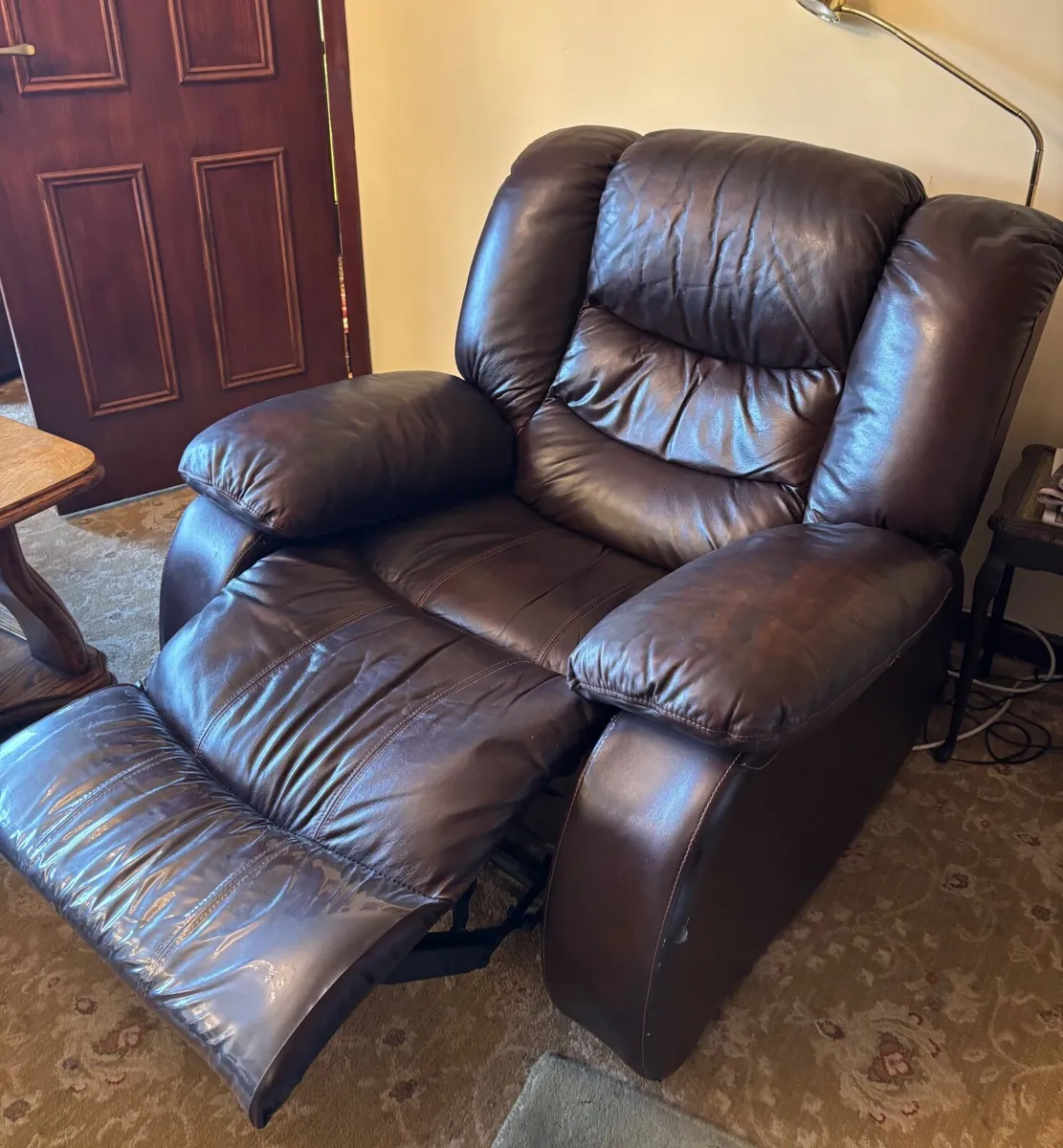 Leather Couch Set - Image 4