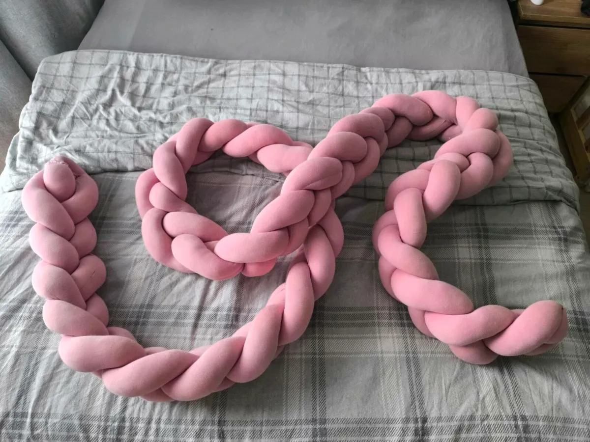 Pleated Braided Cot Bumper 4 Meters - Image 2