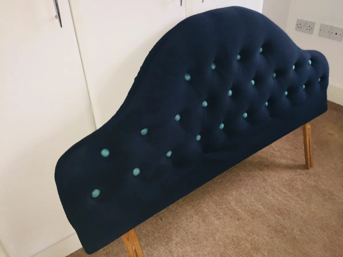Headboard for 4 foot 6” bed. Excellent condition. - Image 3