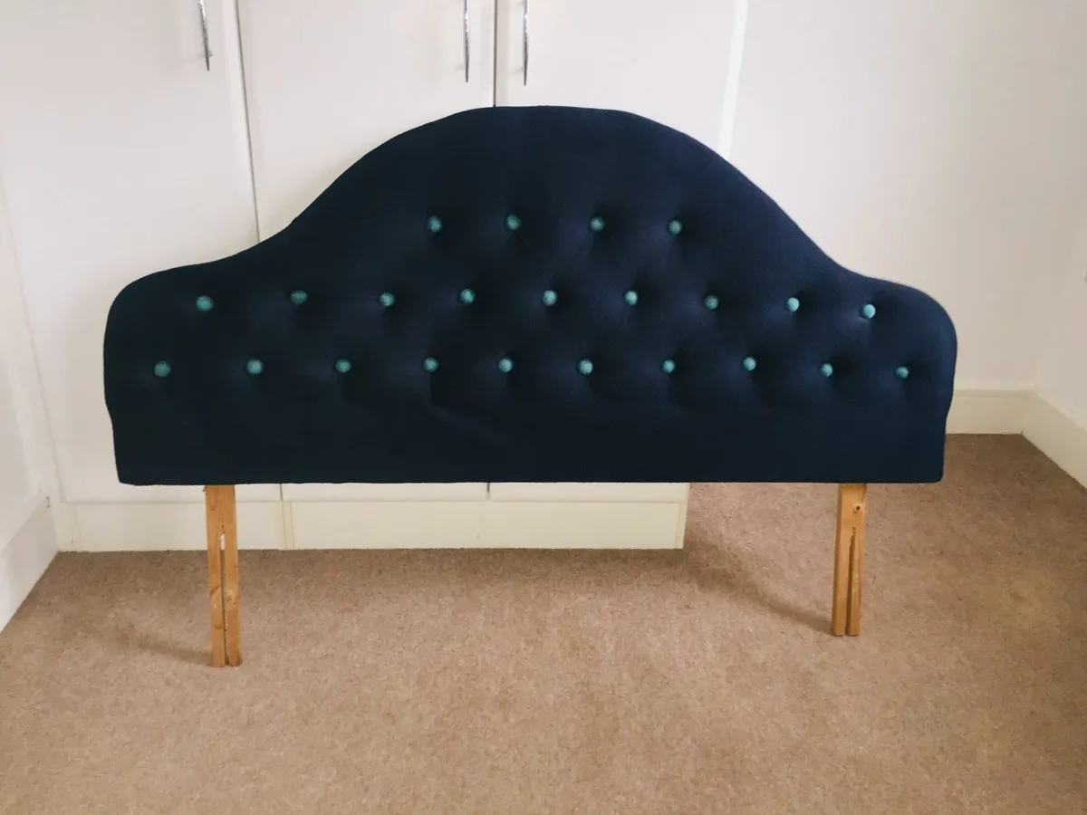 Headboard for 4 foot 6” bed. Excellent condition. - Image 1